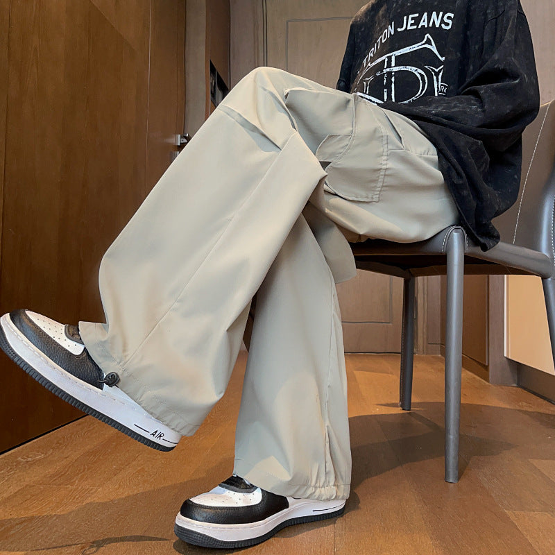 Loose Straight Casual Pants By SXRREAL.