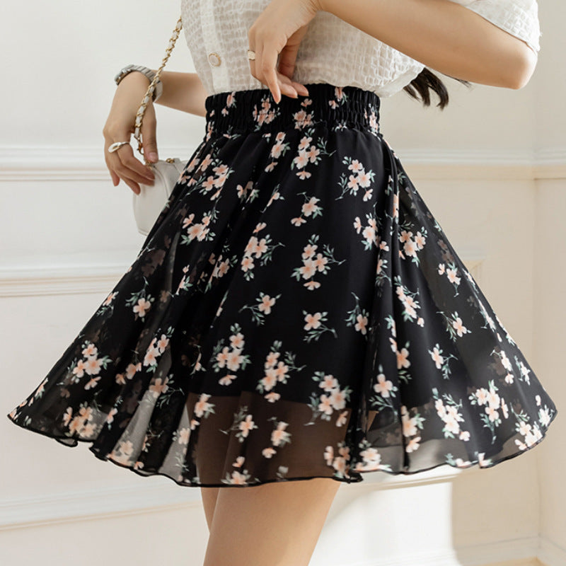 Girls Chiffon Floral Dress Skirt By SXRREAL.