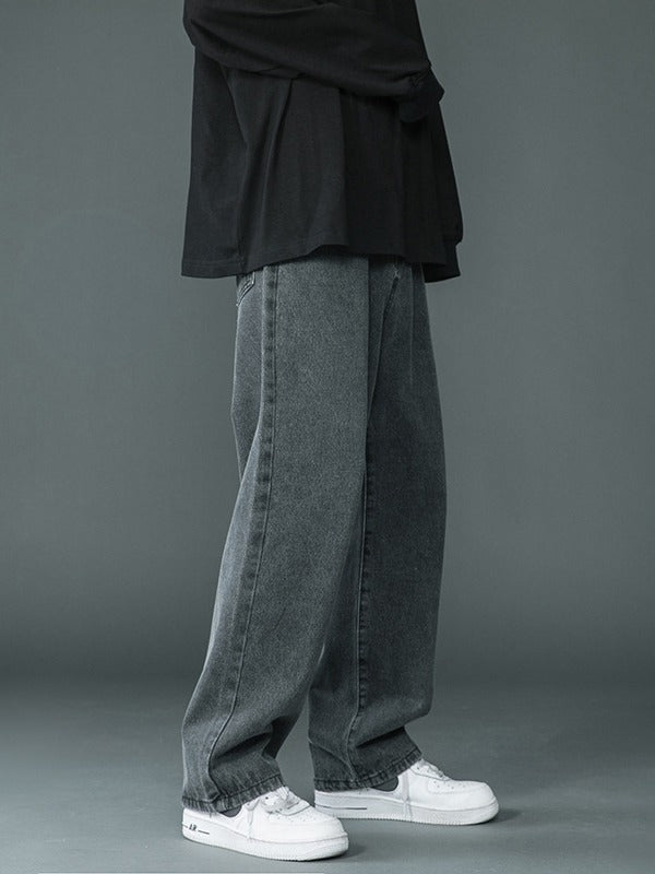 Retro Washed Denim Jeans For Men By SXRREAL.