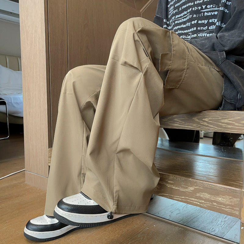 Loose Straight Casual Pants By SXRREAL.