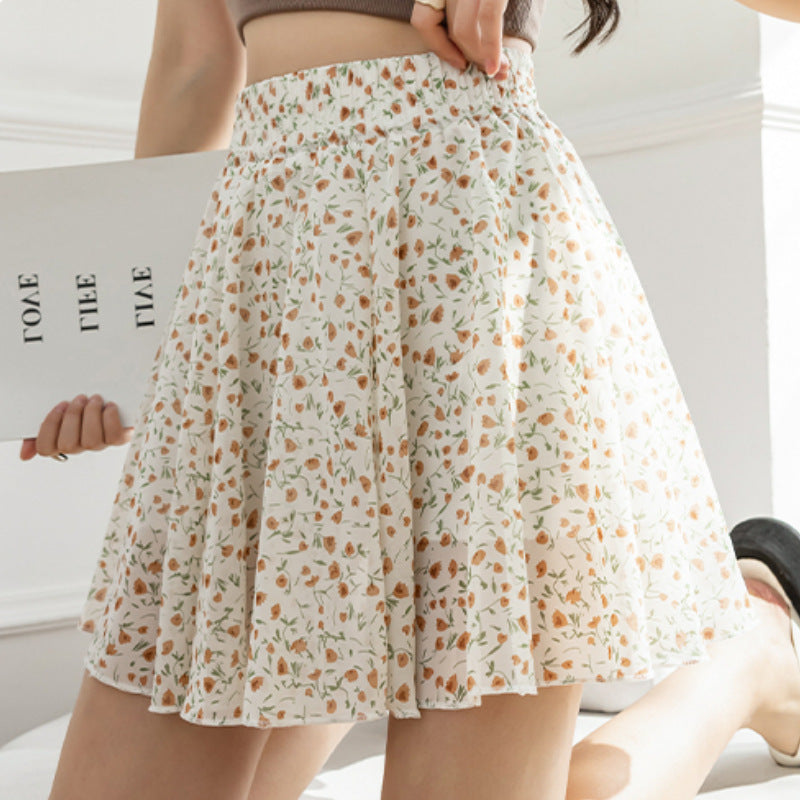 Girls Chiffon Floral Dress Skirt By SXRREAL.