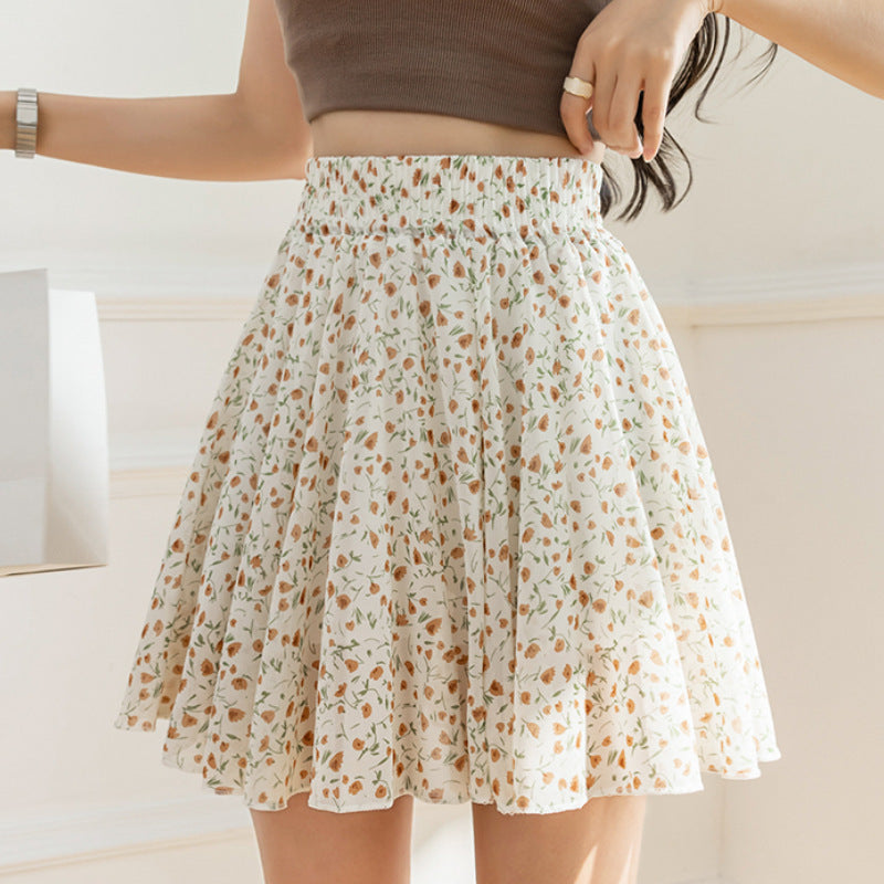Girls Chiffon Floral Dress Skirt By SXRREAL.