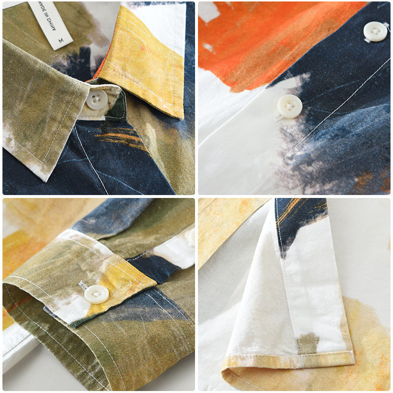 Men's All-matching Artistic Casual Loose Top By SXRREAL.