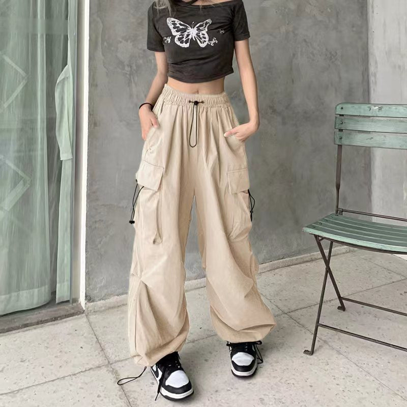 Women's Ultra-thin Wide-leg Ankle-tied Trousers By SXRREAL.