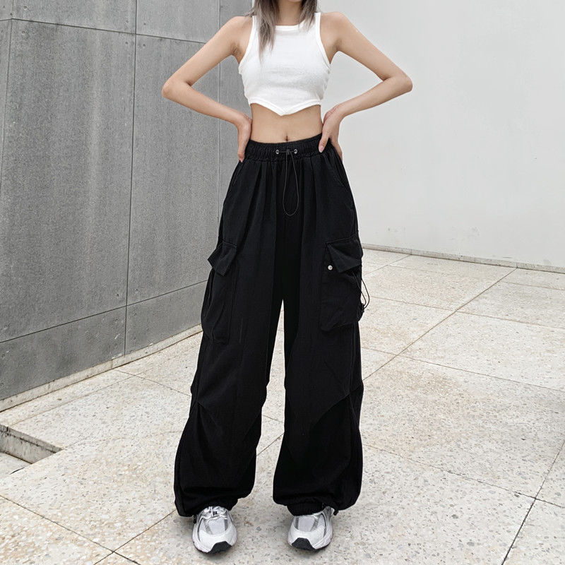 Women's Ultra-thin Wide-leg Ankle-tied Trousers By SXRREAL.