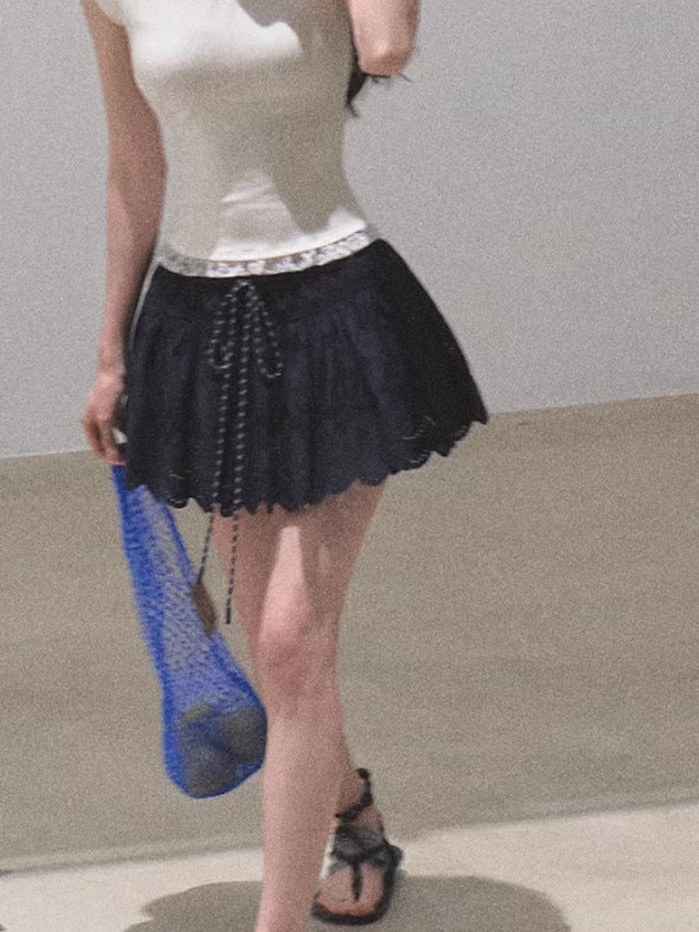 All Cotton Bohemian Hollow Skirt By SXRREAL.