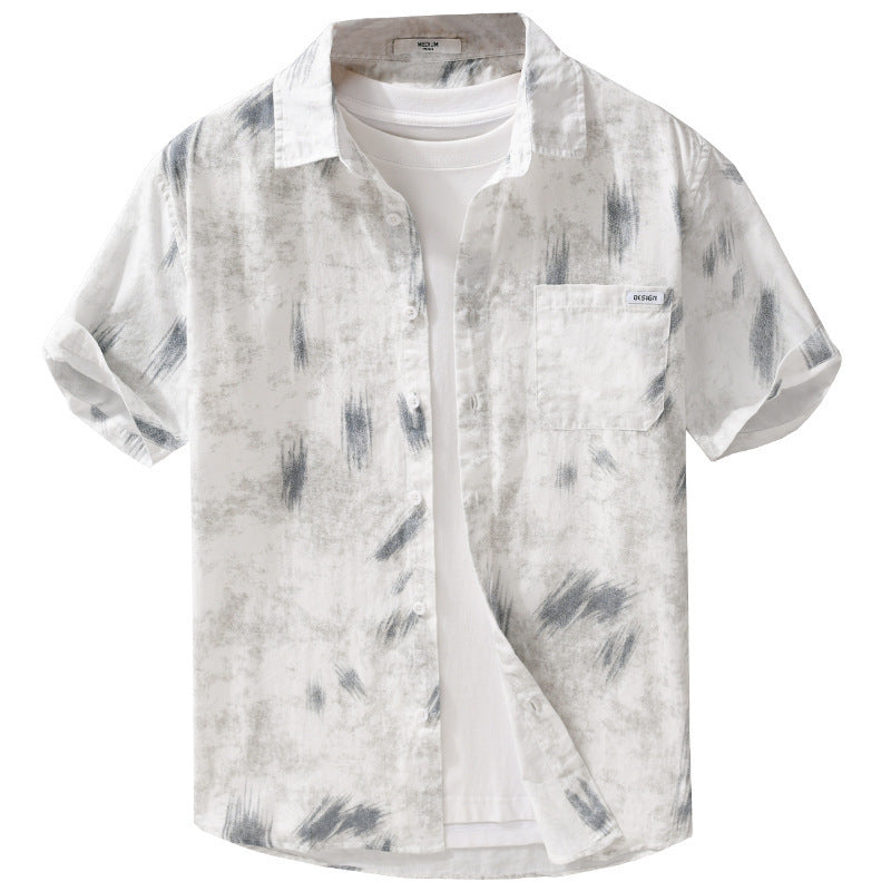 Simple Printed Short Sleeve For Men By SXRREAL.