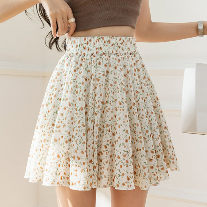 Girls Chiffon Floral Dress Skirt By SXRREAL.